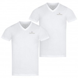 sergio,tacchini,men,undershirts,v,neck,pack,of,2,white