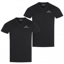 sergio,tacchini,men,undershirts,v,neck,pack,of,2,black