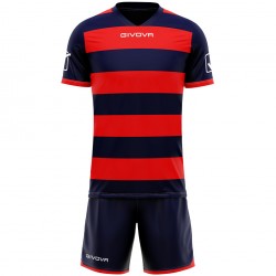 къси,панталони,мъжки,къси,панталони,ръгби,облекла,givova,rugby,kit,jersey,with,shorts,navy,red