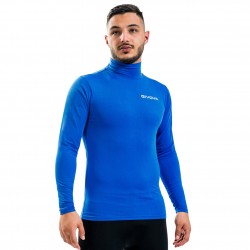 мъжки,облекла,за,бягане,givova,baselayer,corpus,3,high,neck,sports,top,blue