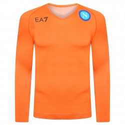 ssc,neapel,ea7,emporio,armani,men,long,sleeved,compression,shirt,orange