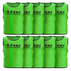 тренировъчни,помагала,zeus,pack,of,10,training,bib,neon,green