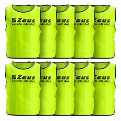 тренировъчни,помагала,zeus,pack,of,10,training,bib,neon,yellow