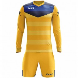 вратарски,ръкавици,и,облекло,всички,футболни,облекла,zeus,argo,goalkeeper,kit,long,sleeved,jersey,with,shorts,yellow,navy