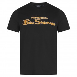 мъжка,тениска,мъжки,тениски,ben,sherman,flocked,logo,men,t,shirt
