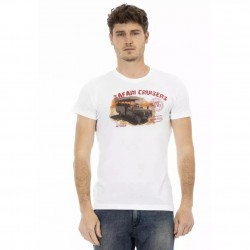 тениска,мъжки,тениски,trussardi,action,men,safari,cruisers,t,shirt,white