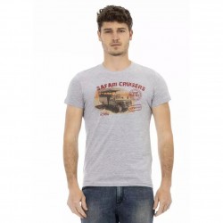 тениска,мъжки,тениски,trussardi,action,men,safari,cruisers,t,shirt,gray