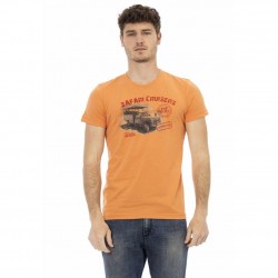 тениска,мъжки,тениски,trussardi,action,men,safari,cruisers,t,shirt,orange