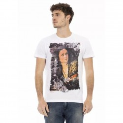 тениска,мъжки,тениски,trussardi,action,men,t,shirt,white