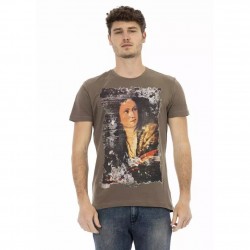 тениска,мъжки,тениски,trussardi,action,men,t,shirt,brown