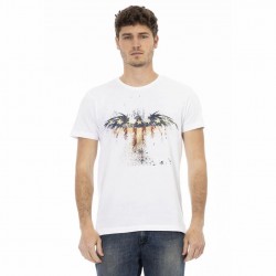 тениска,мъжки,тениски,trussardi,action,men,t,shirt,white