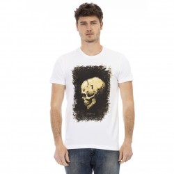 тениска,мъжки,тениски,trussardi,action,men,t,shirt,white