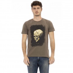 тениска,мъжки,тениски,trussardi,action,men,t,shirt,brown