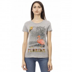 дамска,тениска,дамски,тениски,trussardi,action,women,t,shirt,gray