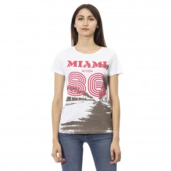 дамска,тениска,дамски,тениски,trussardi,action,women,t,shirt,white