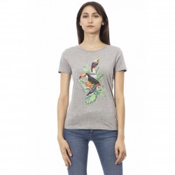 дамска,тениска,дамски,тениски,trussardi,action,women,t,shirt,gray