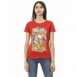 дамска,тениска,дамски,тениски,trussardi,action,women,t,shirt,red