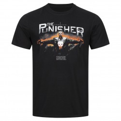 мъжка,тениска,marvels,the,punisher,through,fire,men,t,shirt