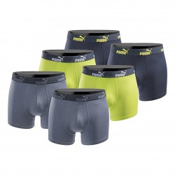 мъжки,боксерки,мъжко,бельо,puma,boxer,men,boxer,shorts,pack,of,6,blue,lime