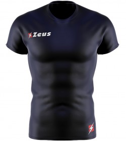 мъжки,облекла,за,бягане,zeus,fisiko,baselayer,short,sleeved,sports,top,navy