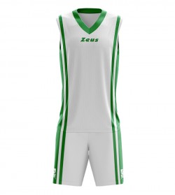 Къси панталони Zeus Kit Bozo Basketball Jersey + Shorts 2 pcs. Bianco/verde къси,панталони,детски,потници,баскетболни,потници,zeus,kit,bozo,basketball,jersey,+,shorts,2,pcs.,bianco,verde