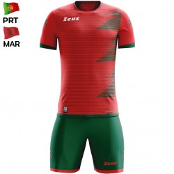 всички,футболни,облекла,zeus,mundial,teamwear,set,jersey,with,shorts,red,green