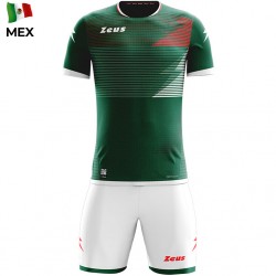 всички,футболни,облекла,zeus,mundial,teamwear,set,jersey,with,shorts,green,white