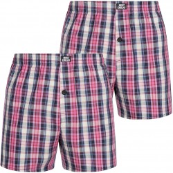 мъжки,боксерки,мъжко,бельо,mont,emilian,nantes,men,american,boxer,shorts,pack,of,2,pink,checkered