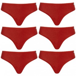 дамско,бельо,mont,emilian,nimes,women,thong,pack,of,6,red