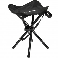kirkjubØur®,freydis,foldable,four,legged,outdoor,stool,black