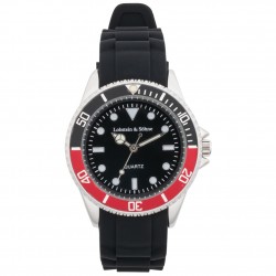 lobstein,&,söhne®,konstantin,clock,black,red