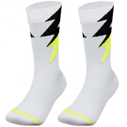 чорапи,zeus,thunder,long,special,training,socks,white,neon,yellow