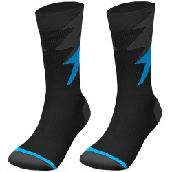 чорапи,zeus,thunder,long,special,training,socks,black,royal,blue