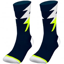 чорапи,zeus,thunder,long,special,training,socks,navy,neon,yellow