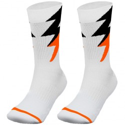 чорапи,zeus,thunder,long,special,training,socks,white,orange