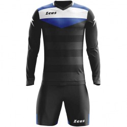 вратарски,ръкавици,и,облекло,всички,футболни,облекла,zeus,argo,goalkeeper,kit,long,sleeved,jersey,with,shorts,black,royal