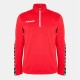 hummel,quarter,zip,fleece,fabric,true,red