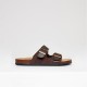 сандали,мъжки,сандали,threadbare,slip,on,two,buckle,strap,sandals,brown