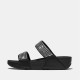 fitflop,lulu,maxi,crystal,two,bar,sliders,black