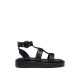 boss,scarlet,sandals,black