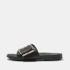 fitflop,gracie,maxi,buckle,leather,sliders,black
