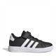 adidas,grand,court,child,boys,trainers,black,white