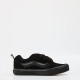 маратонки,vans,kids,knu,skool,black,white,canvas,trainers,black,bzj