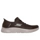 мъжки,маратонки,мъжки,маратонки,skechers,go,walk,flex,slip,on,runners,mens,brown,textile