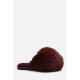 пантофи,чехли,wheres,that,from,where,s,ultimate,fluffy,beige,faux,fur,mule,slippers,burgundy,fur