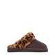 дамски,пантофи,jack,wills,mule,slippers,ladies,leopard,fur