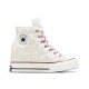 кецове,на,платформа,разпродажба,converse,дамски,маратонки,converse,women's,chuck,70,wedge,hi,vanilla,trainers,101,natural