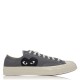 маратонки,мъжки,маратонки,comme,des,garcons,play,men's,chuck,logo,low,top,trainers,grey