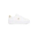 маратонки,tommy,hilfiger,women's,platform,metallic,court,trainers,white,gold