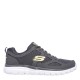skechers,flex,burns,agoura,mens,trainers,charcoal